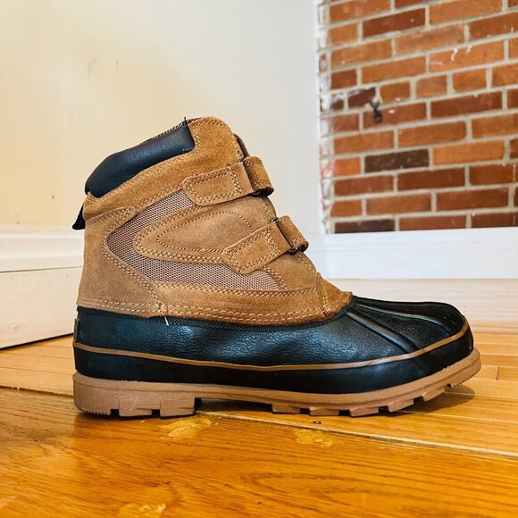 Totes Men's Snowbank Water Poof Winter Boots, Brown, Size 12 D - Picture 14 of 16